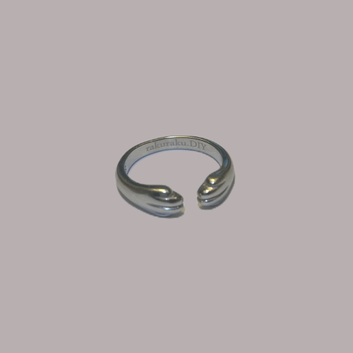 Paw print ring (925 silver)