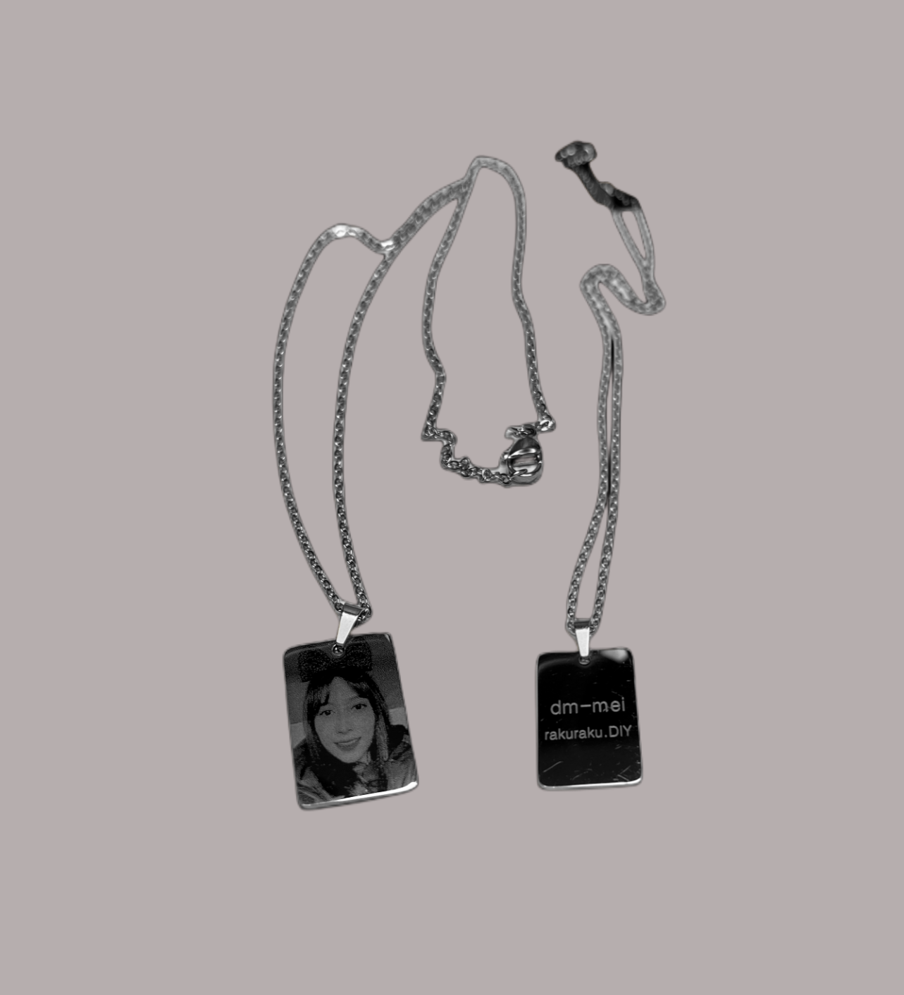 square pendant necklace（Small ）