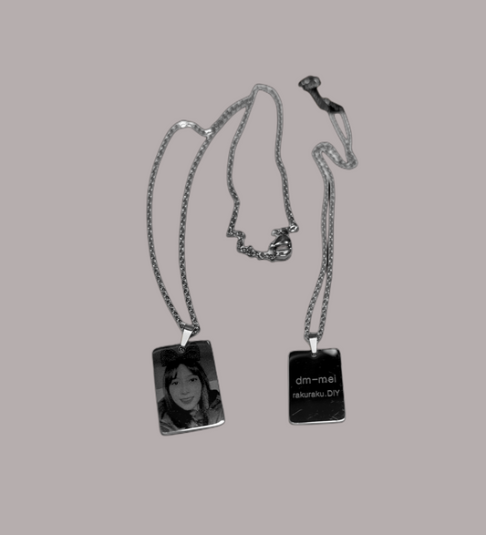 square pendant necklace（Small ）